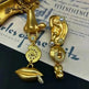 Graceful And Fashionable Nose Mouth Ear Expression Earrings - EX-STOCK CANADA