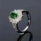 Green Zircon Ornament Ring Jewelry - EX-STOCK CANADA