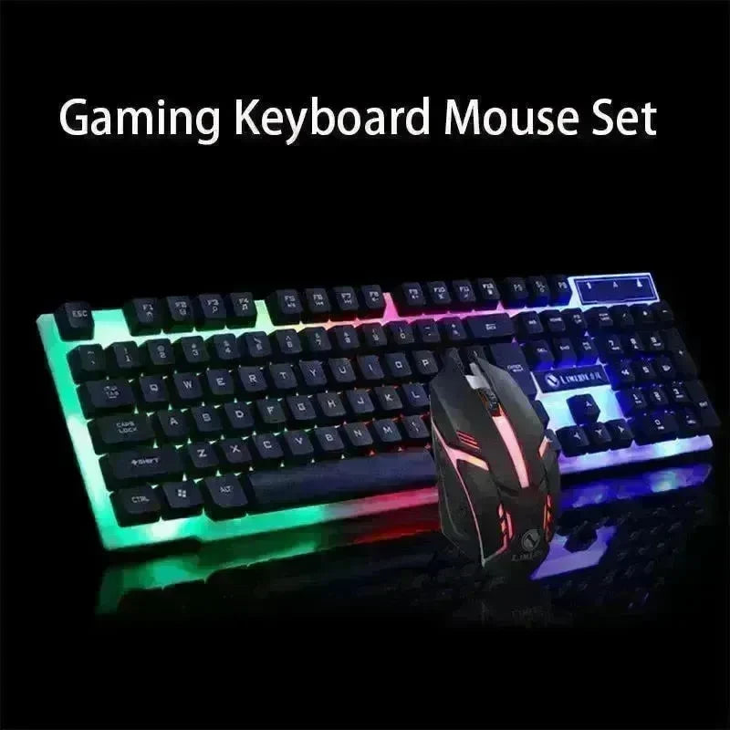GTX300 Gaming CF LOL Gaming Keyboard Mouse Glowing Set - EX-STOCK CANADA