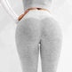 Gym High Waist Leggings Women Knitted Workout Running Yoga Pants - EX-STOCK CANADA