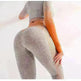 Gym High Waist Leggings Women Knitted Workout Running Yoga Pants - EX-STOCK CANADA
