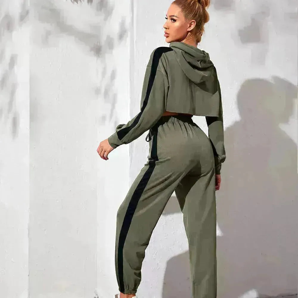 Gym Running Yoga Wear Loose Casual Sports Suit - EX-STOCK CANADA