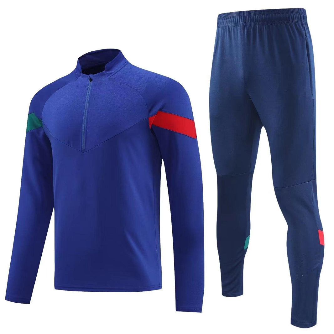 Half Pull Soccer Uniform Training Clothes Outfit - EX-STOCK CANADA