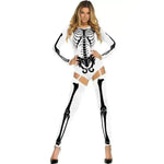 Halloween Cosplay Costume Skull Zombie Uniform - EX-STOCK CANADA