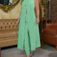 Halter Sleeveless Backless Loose Top High-waisted Trousers Suit Women - EX-STOCK CANADA