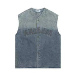 Hanging Dye Gradient Denim Vest Men - EX-STOCK CANADA