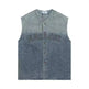 Hanging Dye Gradient Denim Vest Men - EX-STOCK CANADA