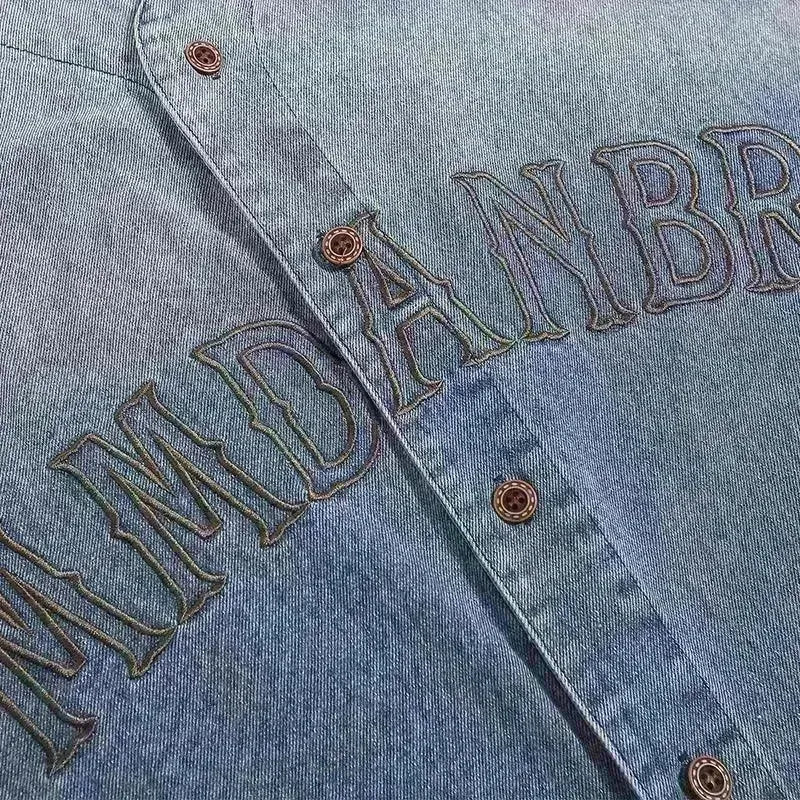 Hanging Dye Gradient Denim Vest Men - EX-STOCK CANADA