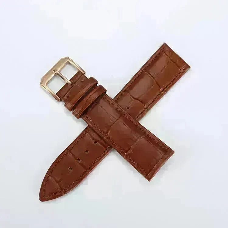 Head Layer Leather Bamboo Knot Pattern Watch Strap Accessories - EX-STOCK CANADA