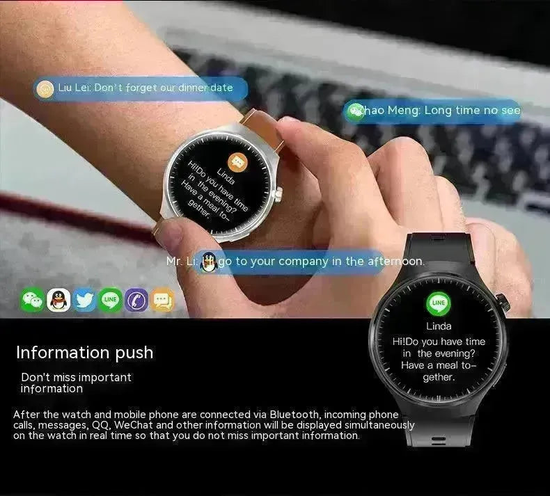 Health Sports Monitoring And Bluetooth Calling Smart Watch Set - EX-STOCK CANADA