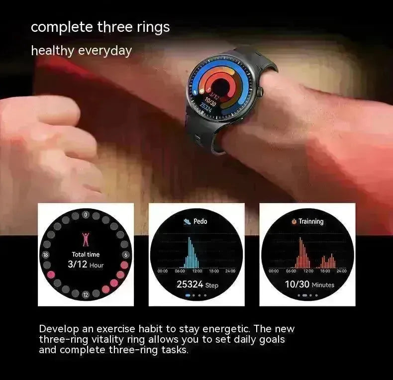 Health Sports Monitoring And Bluetooth Calling Smart Watch Set - EX-STOCK CANADA