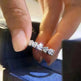Heart-shaped Diamond Row Diamond Ring Fashion Love - EX-STOCK CANADA
