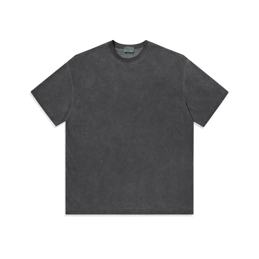 Heavy Dirty Washed Old Loose Double Yarn Cotton Short Sleeve - EX-STOCK CANADA