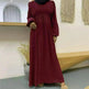 High-density Double Chiffon Simple Fashion And Elegant Abaya Dress for Arab Dubai Turkey Middle Eastern Women. - EX-STOCK CANADA