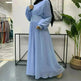 High-density Double Chiffon Simple Fashion And Elegant Abaya Dress for Arab Dubai Turkey Middle Eastern Women. - EX-STOCK CANADA