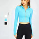 High Neck Zipper Sports Gym Suit - EX-STOCK CANADA
