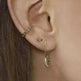 High quality alloy pin rhinestone stud earrings - EX-STOCK CANADA