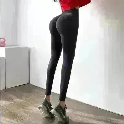 High-Waist Hip-Lifting Fitness Pants Women's High-Stretch Sports Tights - EX-STOCK CANADA