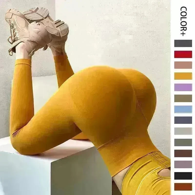 Hip Lifting Fitness Leggings Tummy Control Workout Running Gym Yoga Pants For Women - EX-STOCK CANADA