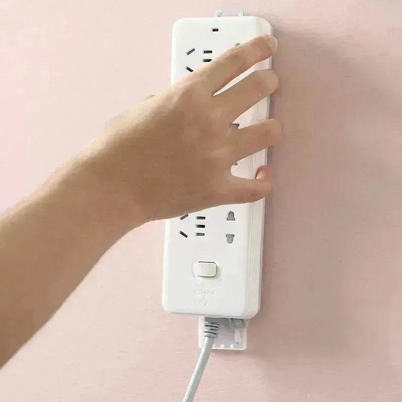 Hole-free Wall Power Extension Socket Holder | EX-STOCK