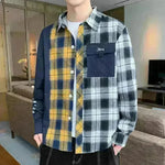 Hong Kong Style Workwear Shirt Men's Long Sleeve Casual - EX-STOCK CANADA