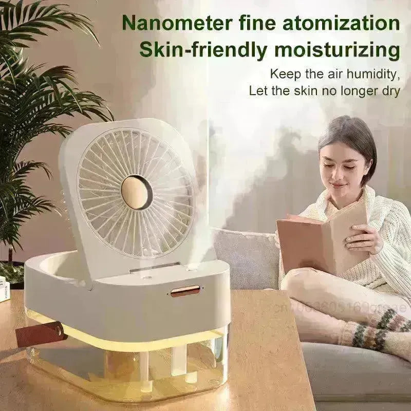Humidifier Spray Fan Portable Fan Air Cooler Air Humidifier USB Fan Desktop Fan With Night Light For Summer Home Appliance - EX-STOCK CANADA