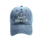 I can't breathe embroidered baseball caps - EX-STOCK CANADA