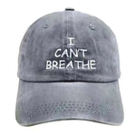 I can't breathe embroidered baseball caps - EX-STOCK CANADA