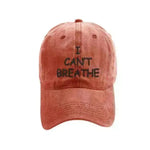 I can't breathe embroidered baseball caps - EX-STOCK CANADA
