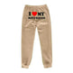 I Love MY BOYFRIEND Printed Trousers Casual Sweatpants Men And Women Sports Pants - EX-STOCK CANADA