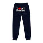 I Love MY BOYFRIEND Printed Trousers Casual Sweatpants Men And Women Sports Pants - EX-STOCK CANADA