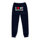 I Love MY BOYFRIEND Printed Trousers Casual Sweatpants Men And Women Sports Pants - EX-STOCK CANADA