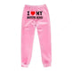 I Love MY BOYFRIEND Printed Trousers Casual Sweatpants Men And Women Sports Pants - EX-STOCK CANADA