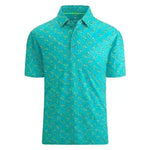 Ice Silk Printed Polo Shirt Men's Short Sleeve - EX-STOCK CANADA