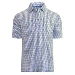Ice Silk Printed Polo Shirt Men's Short Sleeve - EX-STOCK CANADA