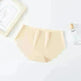Ice Silk Traceless Girl Underwear Solid Color Pant - EX-STOCK CANADA