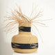 Medium Ghana Bolga Basket 'Tisanie-Tia' NATURAL + BLACK EX-STOCK Canada 
