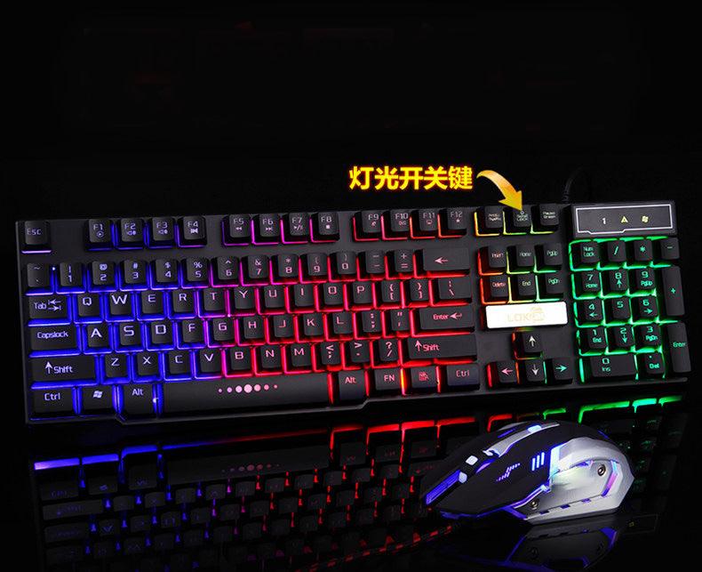 Industry gaming keyboard glowing usb cable gaming keyboard - EX-STOCK CANADA