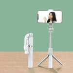 Integrated Selfie Stick Bluetooth Mobile Phone Live Streaming Tripod Stand - EX-STOCK CANADA