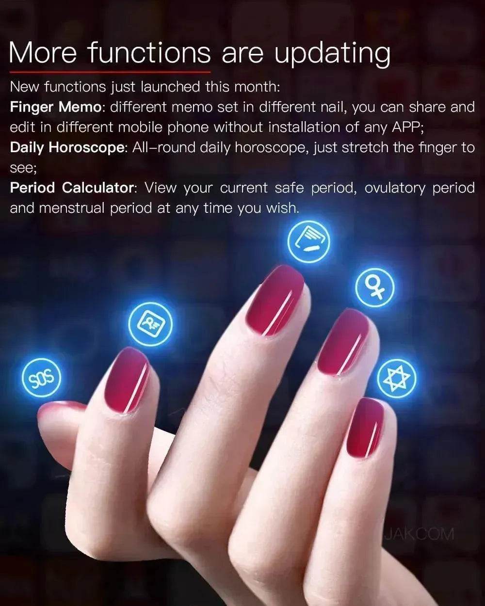 JAKCOM N3 Smart Wireless Sensor Nail Chip - EX-STOCK CANADA