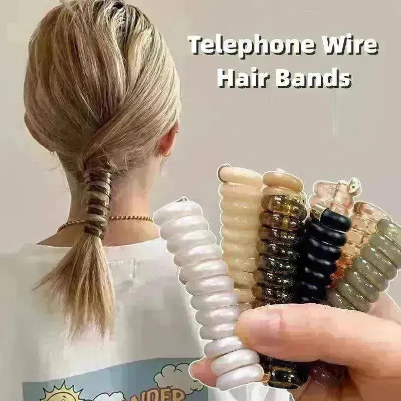 Japanese Braided Hair Band Phone Line Claw - EX-STOCK CANADA