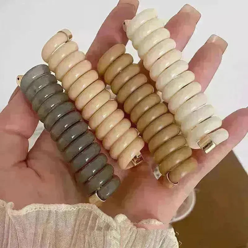 Japanese Braided Hair Band Phone Line Claw - EX-STOCK CANADA