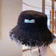 Jean Fisherman Hat Women's Spring And Summer Thin Washed Old Frayed Edge Bucket Hat Outdoor - EX-STOCK CANADA