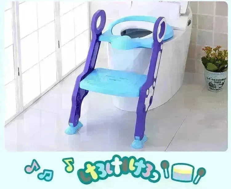 Kids Children's Foldable Stepped Toilet Ladder - EX-STOCK CANADA