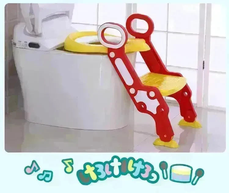 Kids Children's Foldable Stepped Toilet Ladder - EX-STOCK CANADA