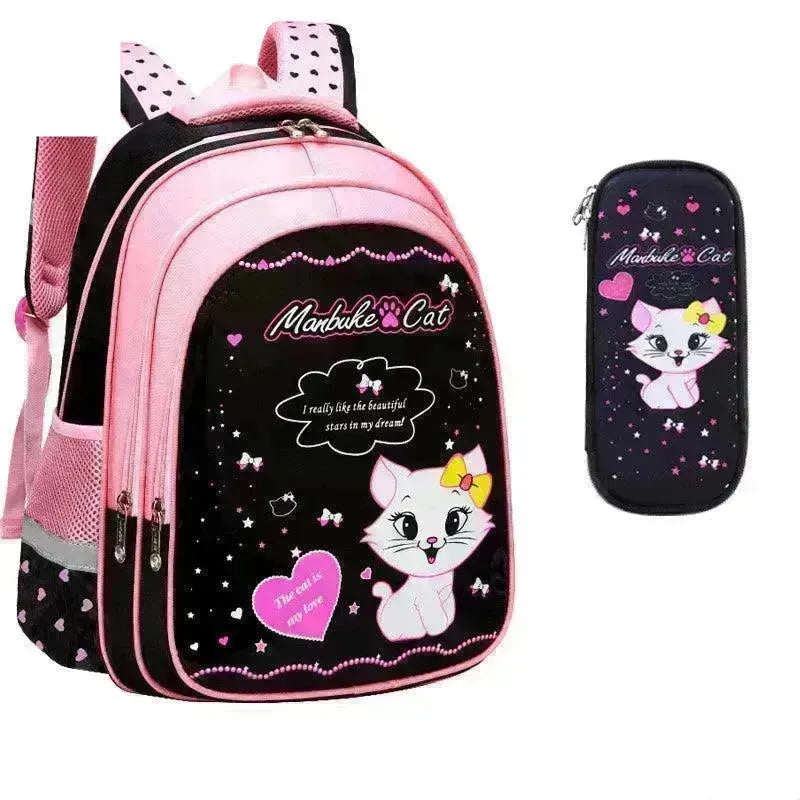 Kids School Cute Cat Print Backpack - EX-STOCK CANADA