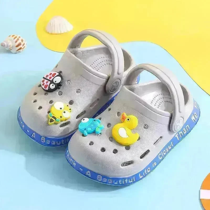 Kids Slippers for Boys Girls Cartoon Shoes Summer Toddler - EX-STOCK CANADA