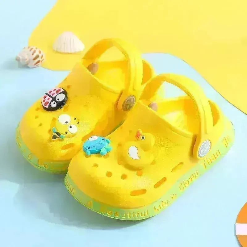 Kids Slippers for Boys Girls Cartoon Shoes Summer Toddler - EX-STOCK CANADA