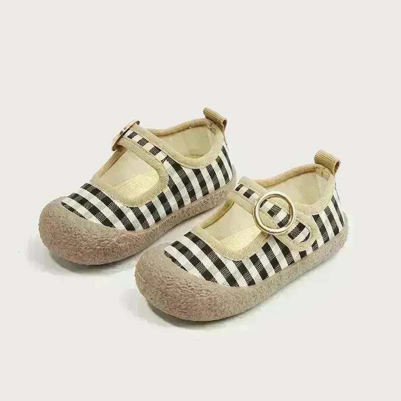 Kindergarten Canvas Shoes Indoor New Soft Bottom Non-slip Shallow Mouth - EX-STOCK CANADA