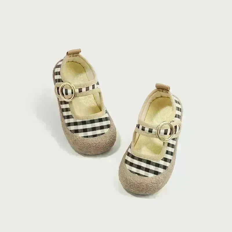 Kindergarten Canvas Shoes Indoor New Soft Bottom Non-slip Shallow Mouth - EX-STOCK CANADA